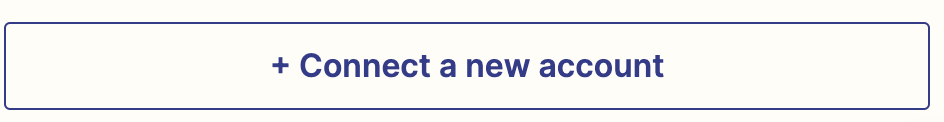 Button to connect a new account 