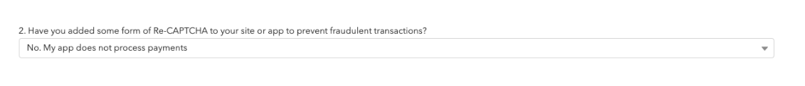 CAPTCHA not added
